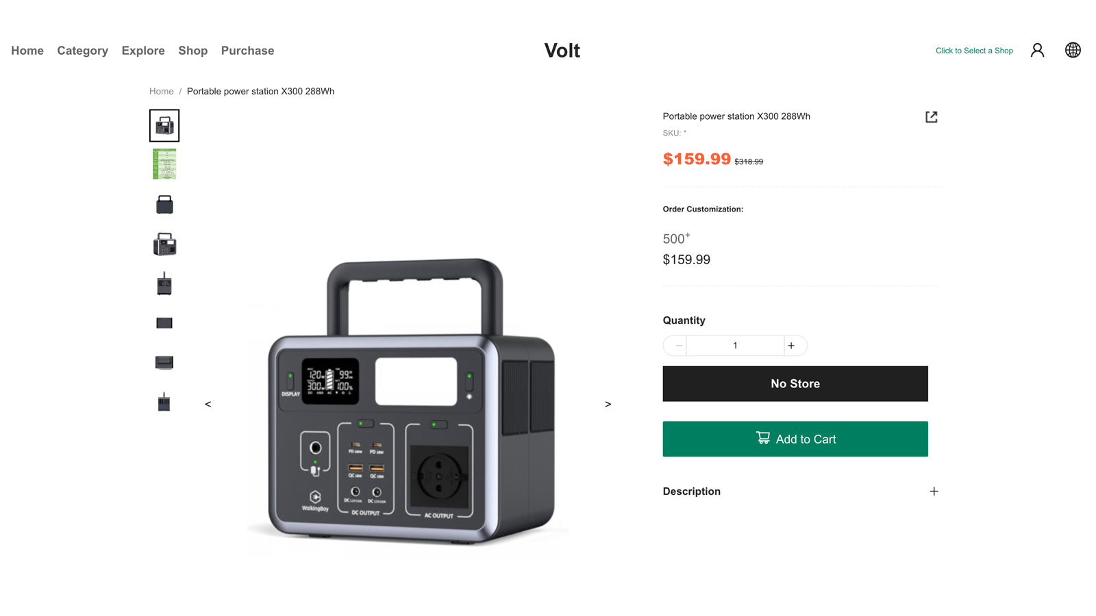 Volt Dropshipping Screenshot