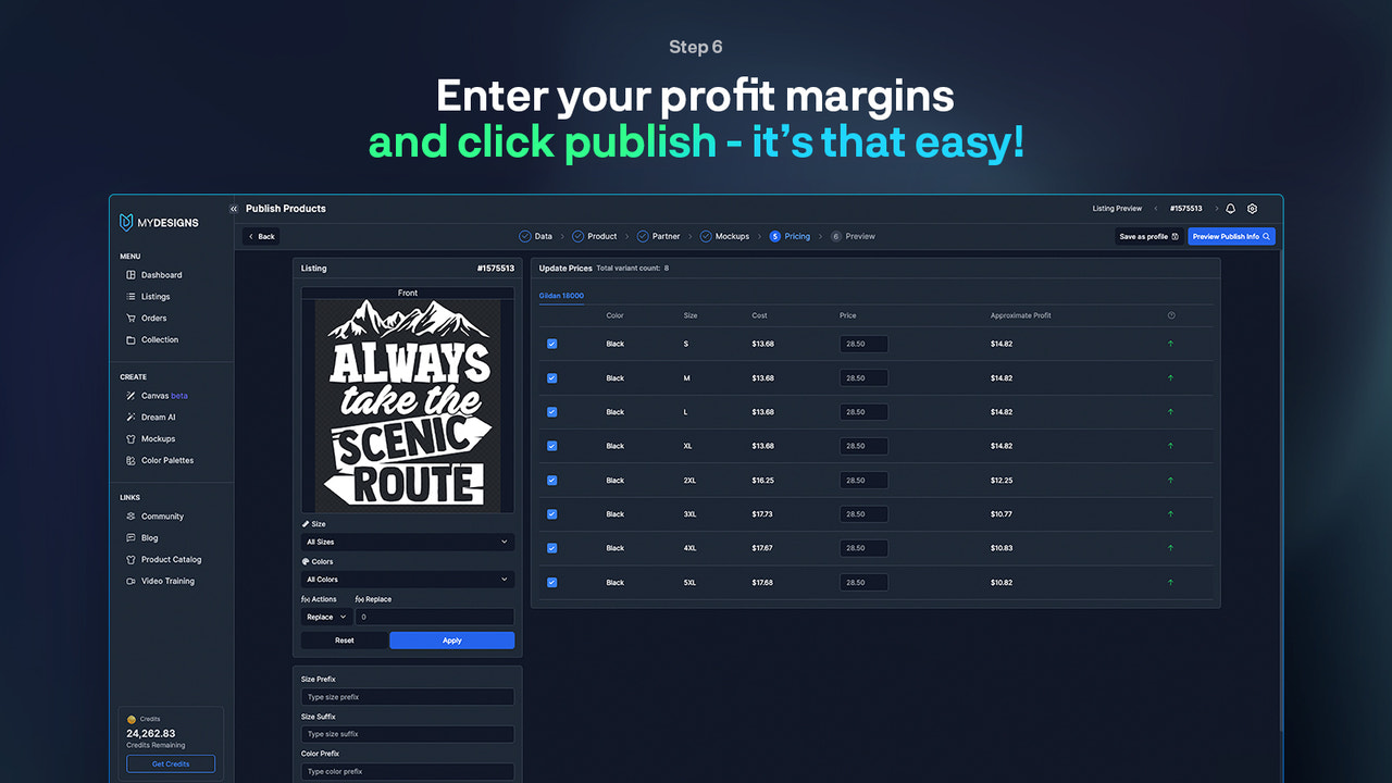 enter-your-profit-margins