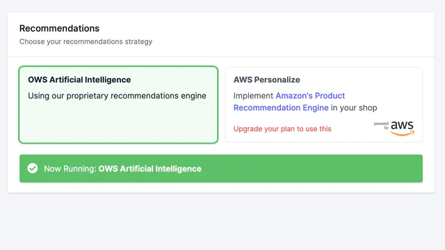 Recommandations AWS