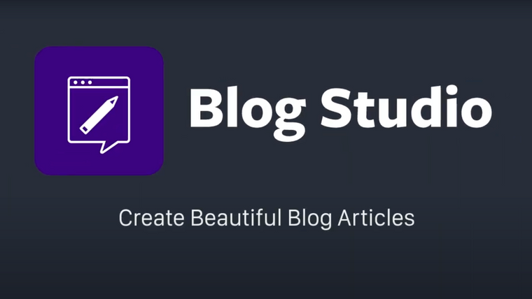 Blog Studio Screenshot