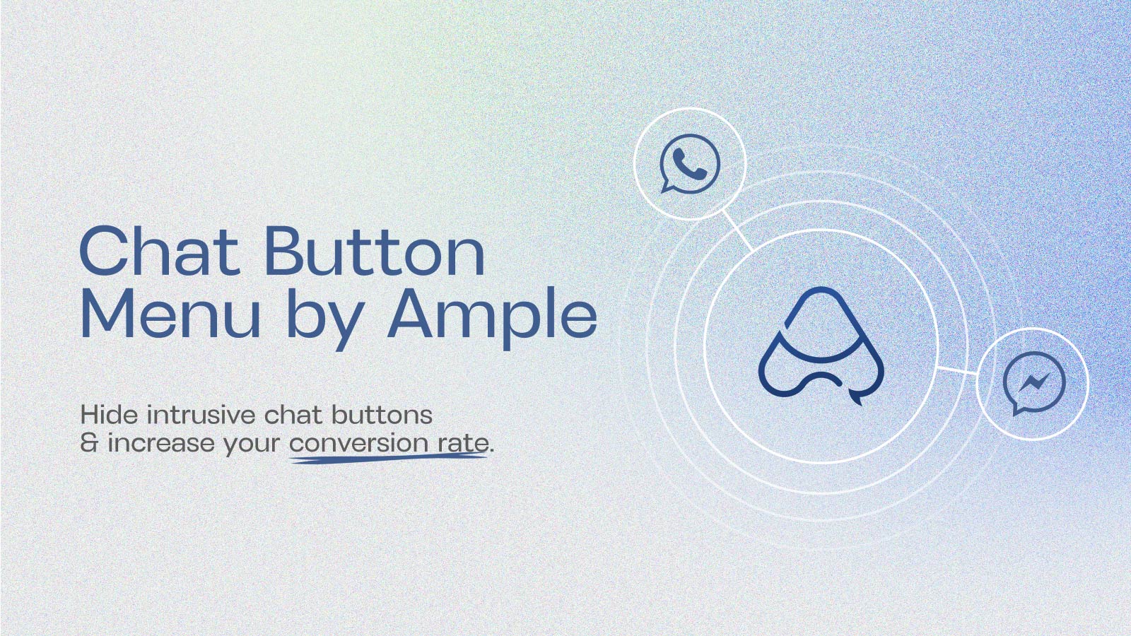 Chat Button Menü von Ample
