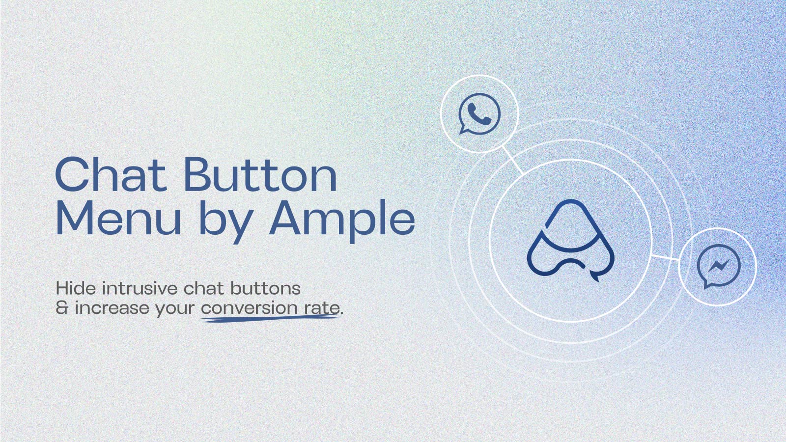 Ample: Chat Button Menu Screenshot