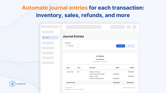 Automatiser journalposter for hver transaktion