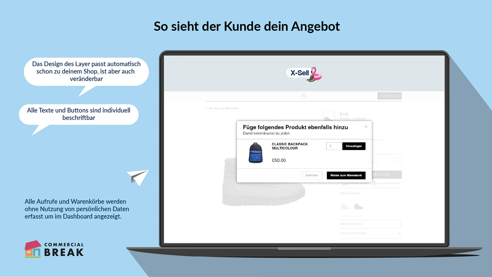 So sieht der Kunde dein Angebot