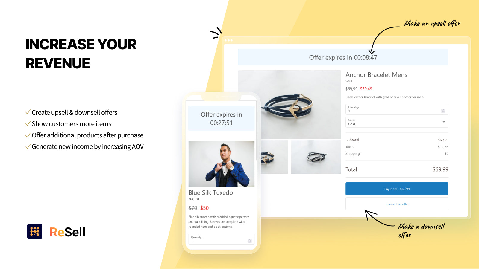 Increase your revenue with post-purchase cross sell offers