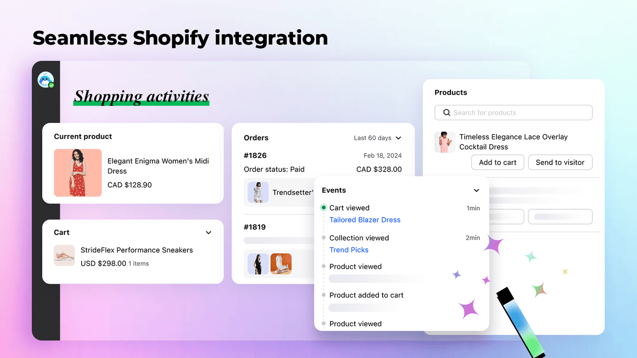 Integración sin interrupciones con Shopify