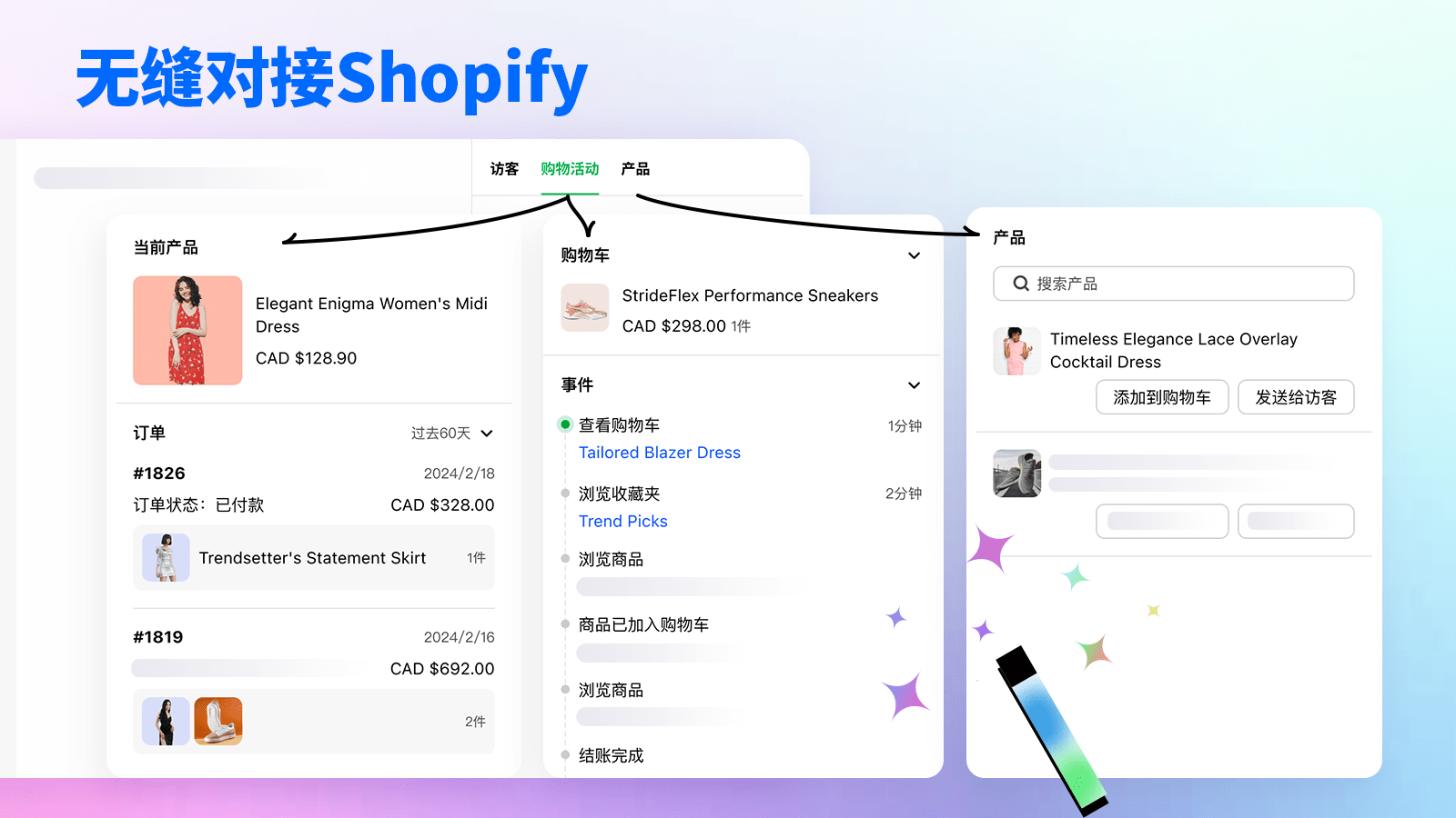 无缝对接Shopify