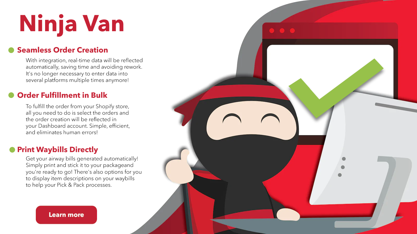 Application Ninja Van