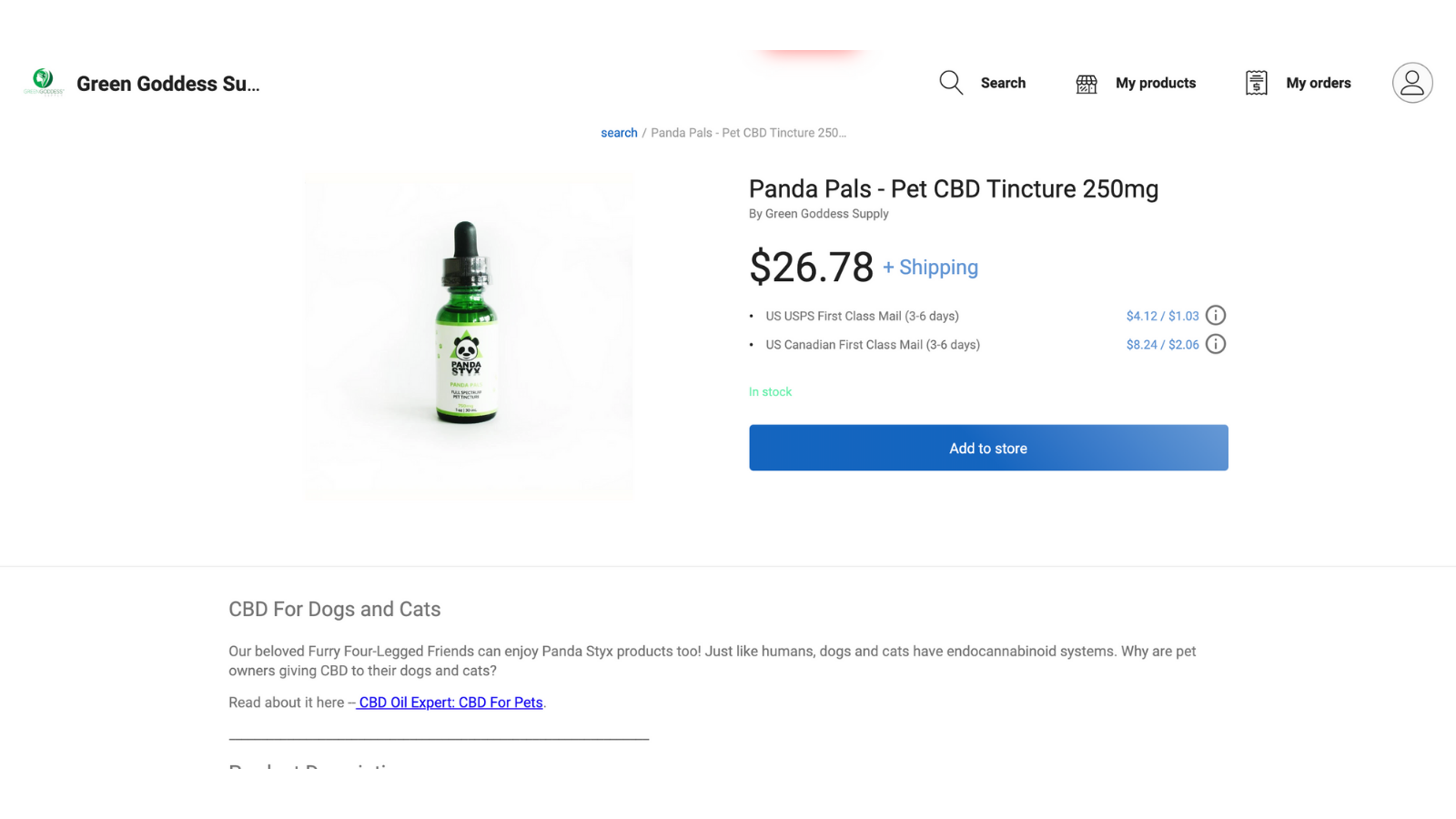 CBD Produktdetaljer (Restriktioner gäller)