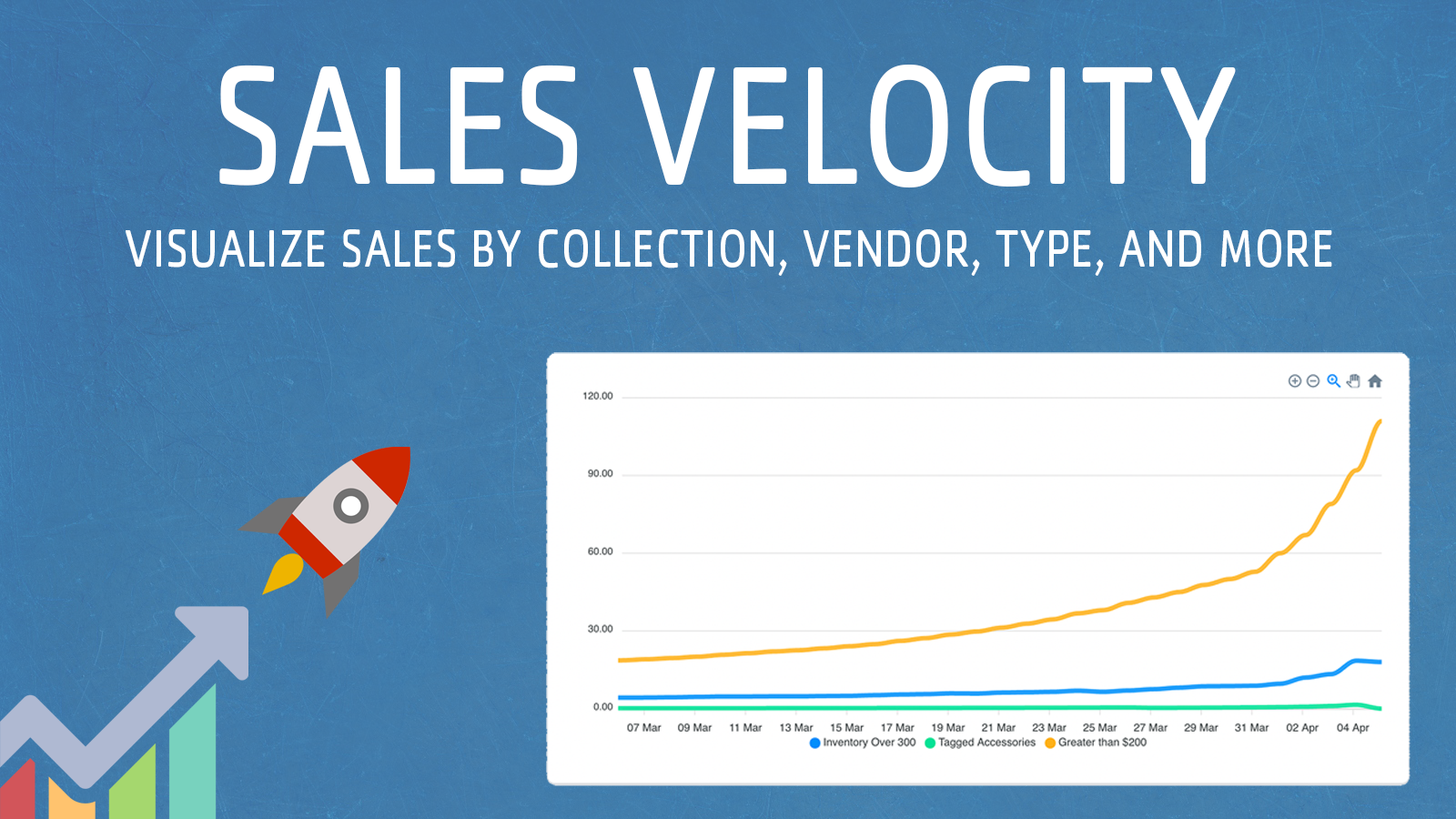 Visualisez les analyses de ventes pour les fournisseurs, types, tags, et plus encore