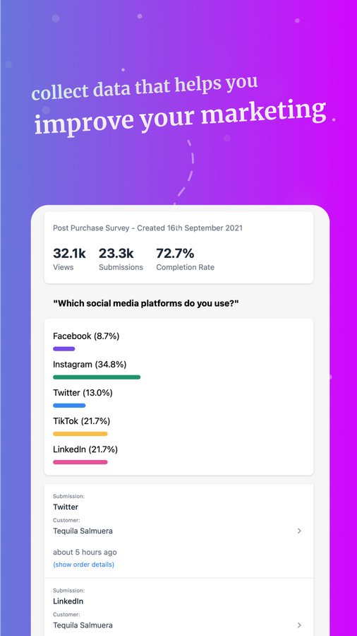 collectez des données qui vous aident à améliorer votre marketing