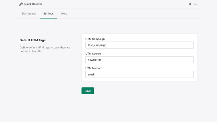 Meteoric Reorder Screenshot