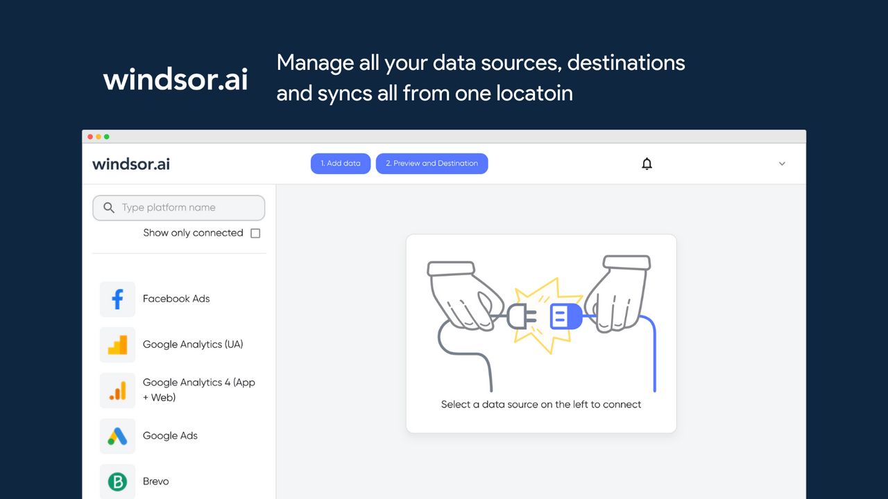 Connect and stream data