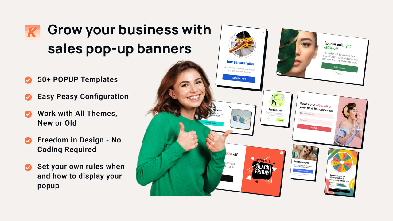 Kaktus - Popup-Banner