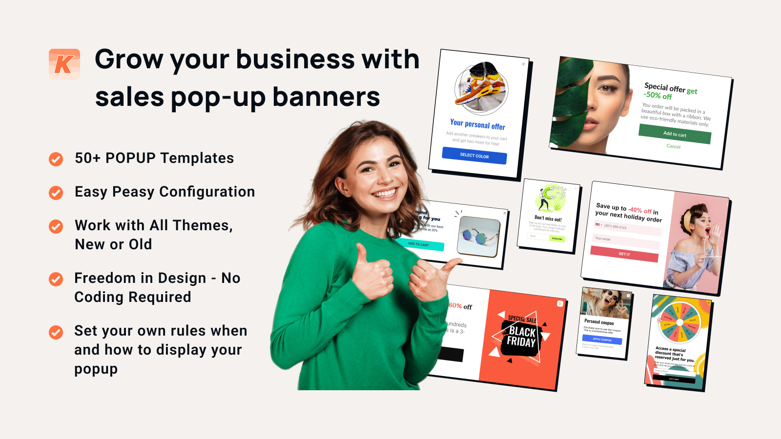 Showpopup - Popup Banner Spinwiel