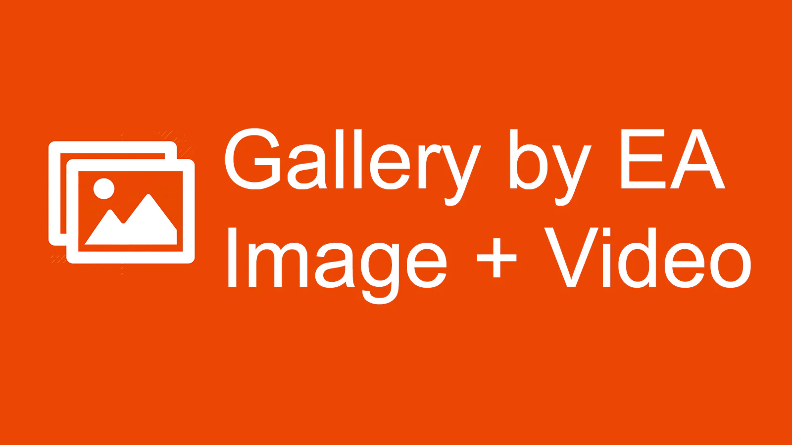 Galerie d'images + Galerie vidéo