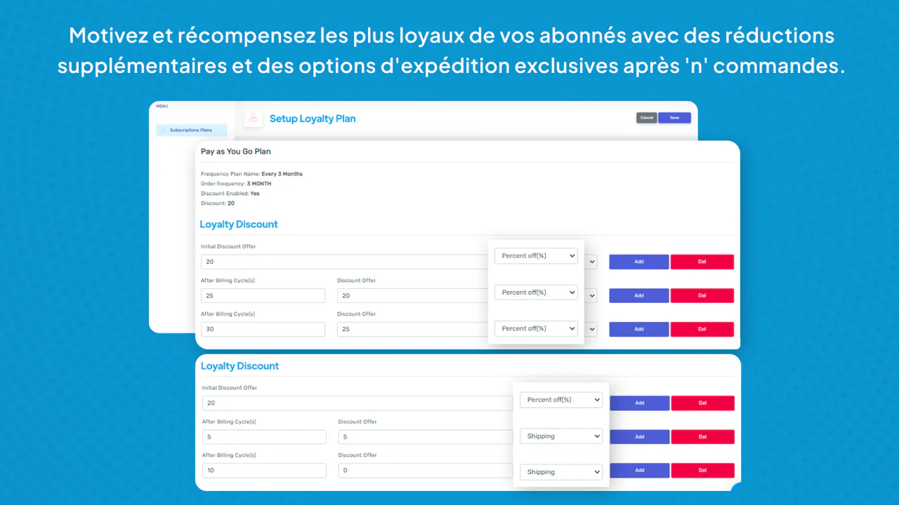 Motivez et récompensez vos abonnés les plus loyaux