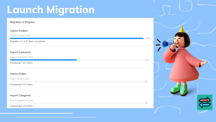 Prestify: Prestashop Migration Screenshot