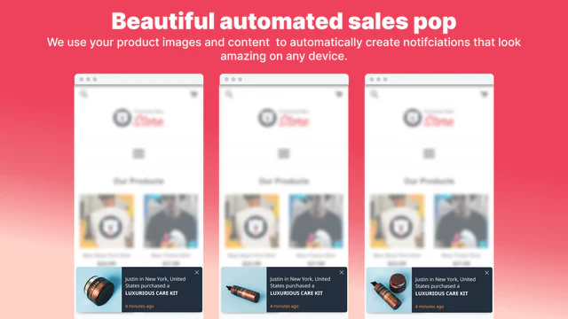 social proof, sales pop, sales pop up, sales pop-up, proof