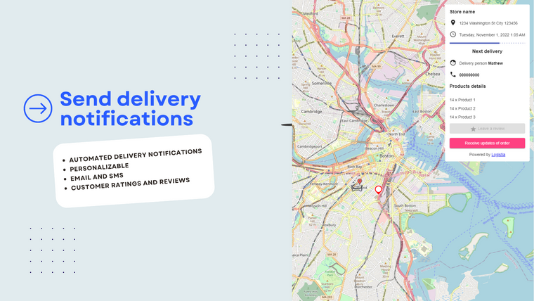 Logistia Route Planner Screenshot