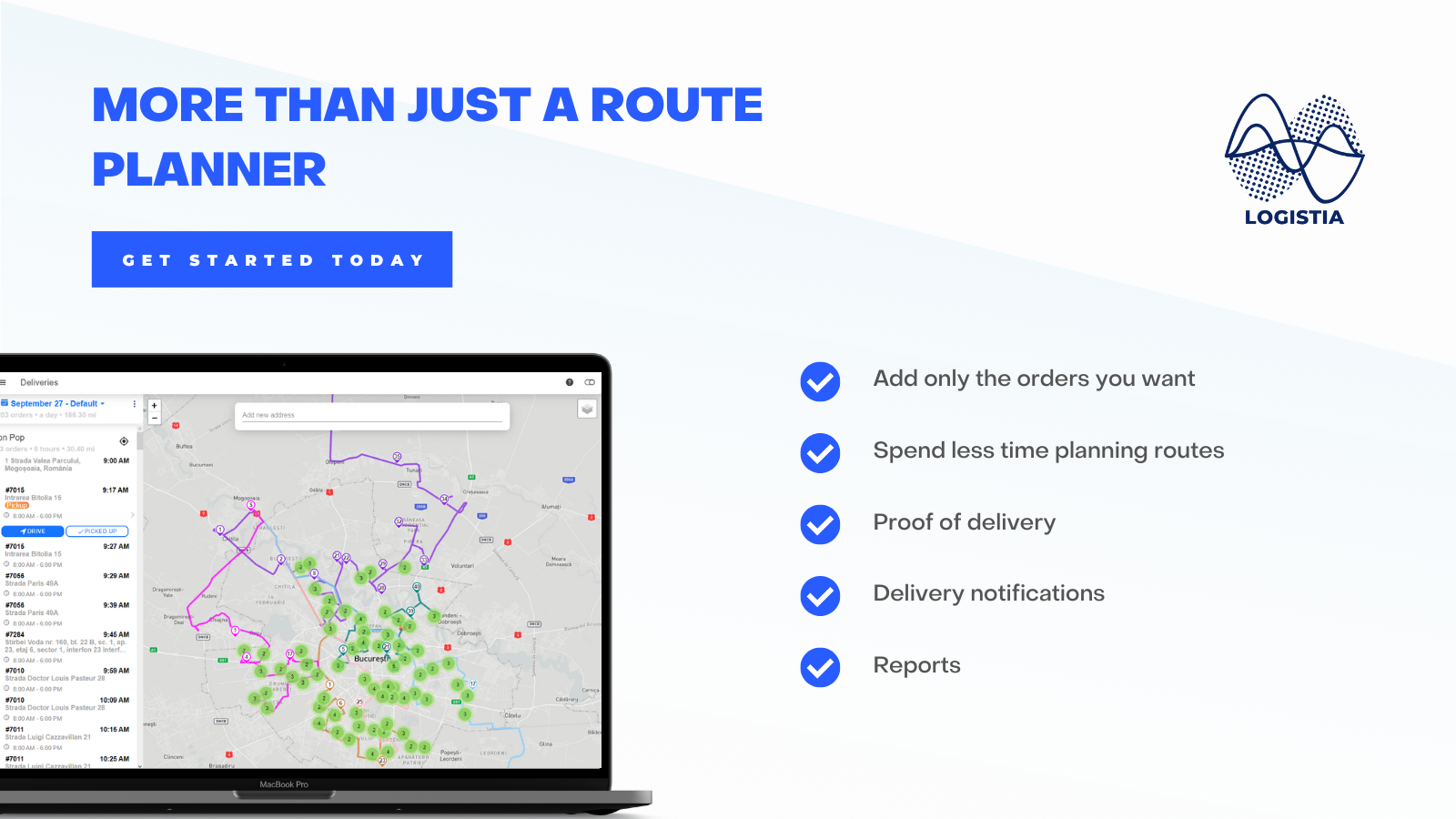 Supercharge your deliveries like the big companies with Logistia