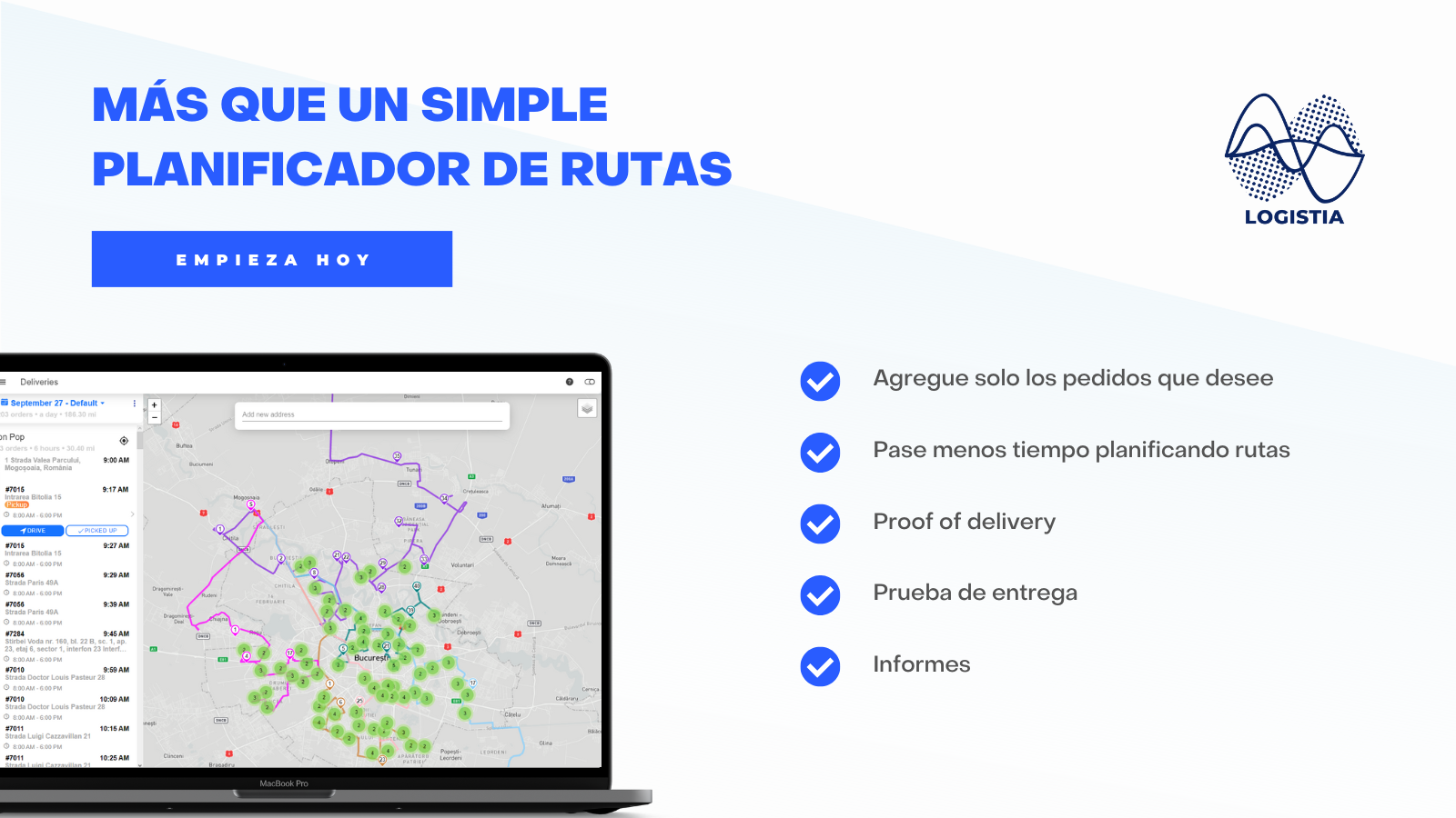 Potencie sus entregas como las grandes empresas con Logistia