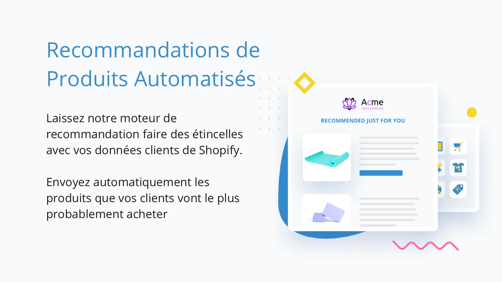 SmartrMail recommandation personnalisée automatique de produits