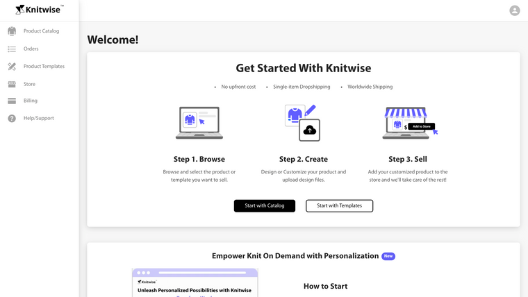 Knitwise: Knit On Demand Screenshot