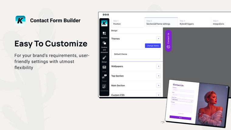 K: Contact Form Builder Screenshot