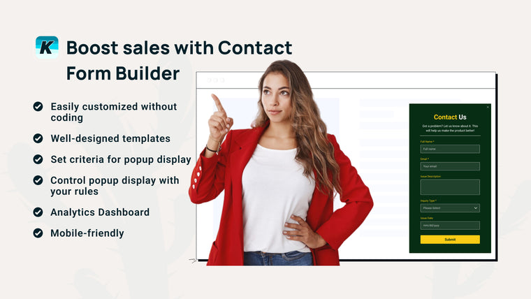 K: Contact Form Builder Screenshot