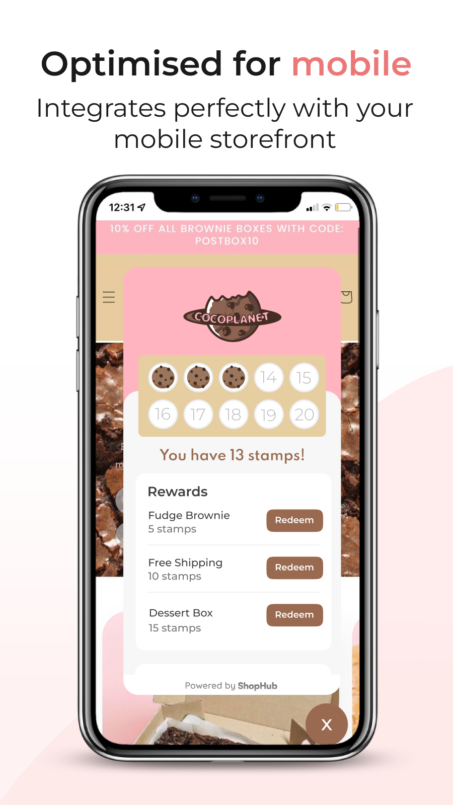 ShopHub: Loyalty Stamp Card Screenshot