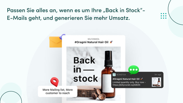 Generieren Sie mehr Umsatz mit anpassbaren E-Mail-Vorlagen.