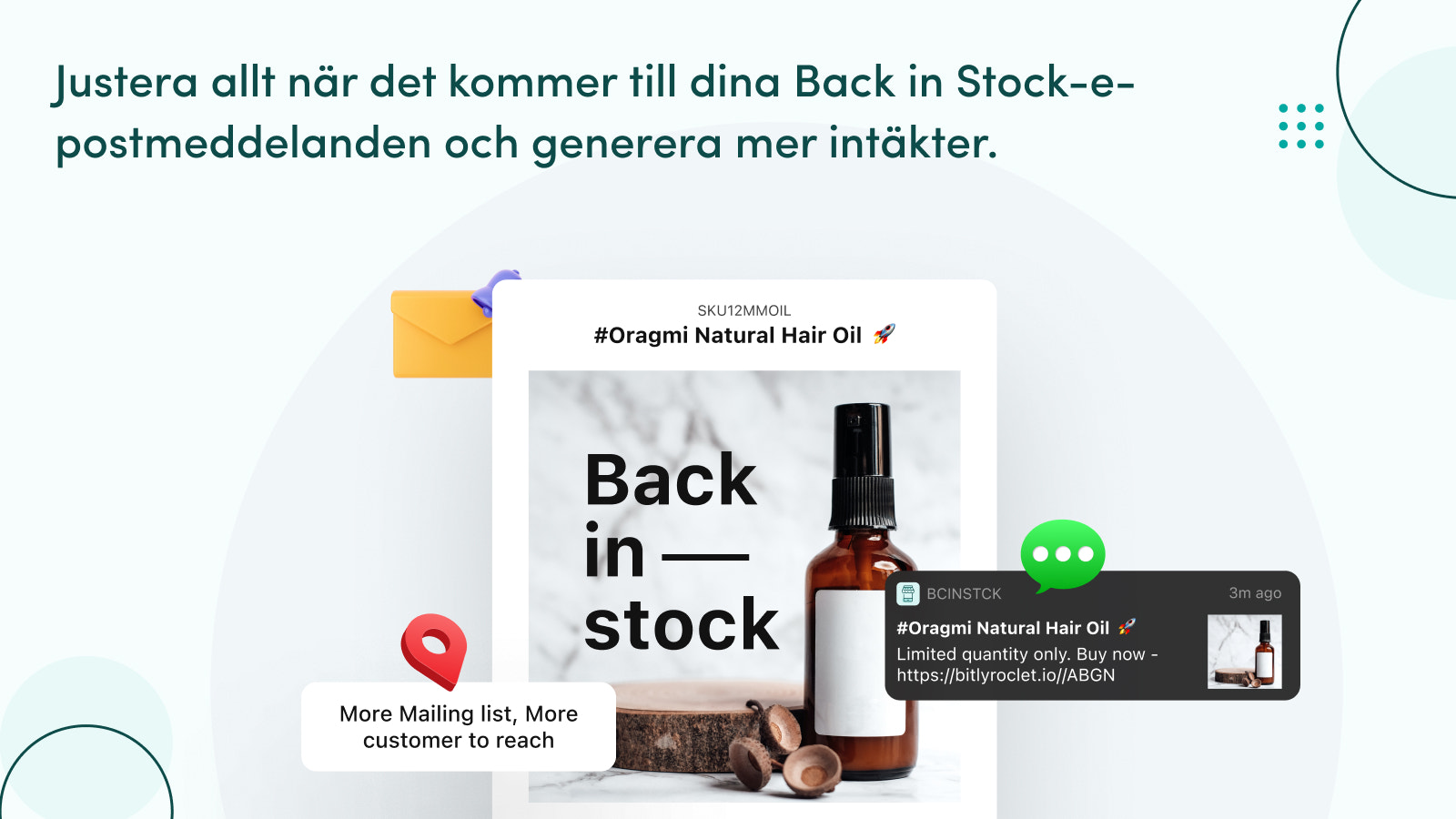 Generera mer intäkter med helt anpassningsbara e-postmallar.