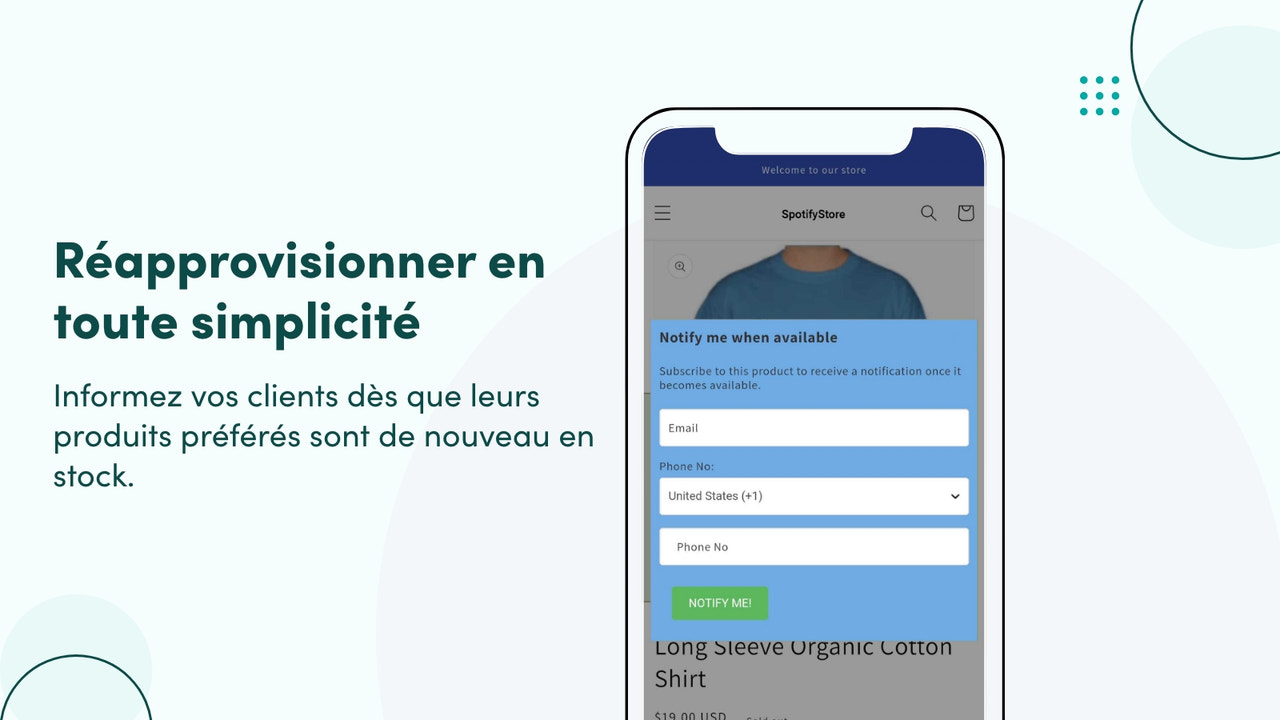 Réapprovisionner en toute simplicité