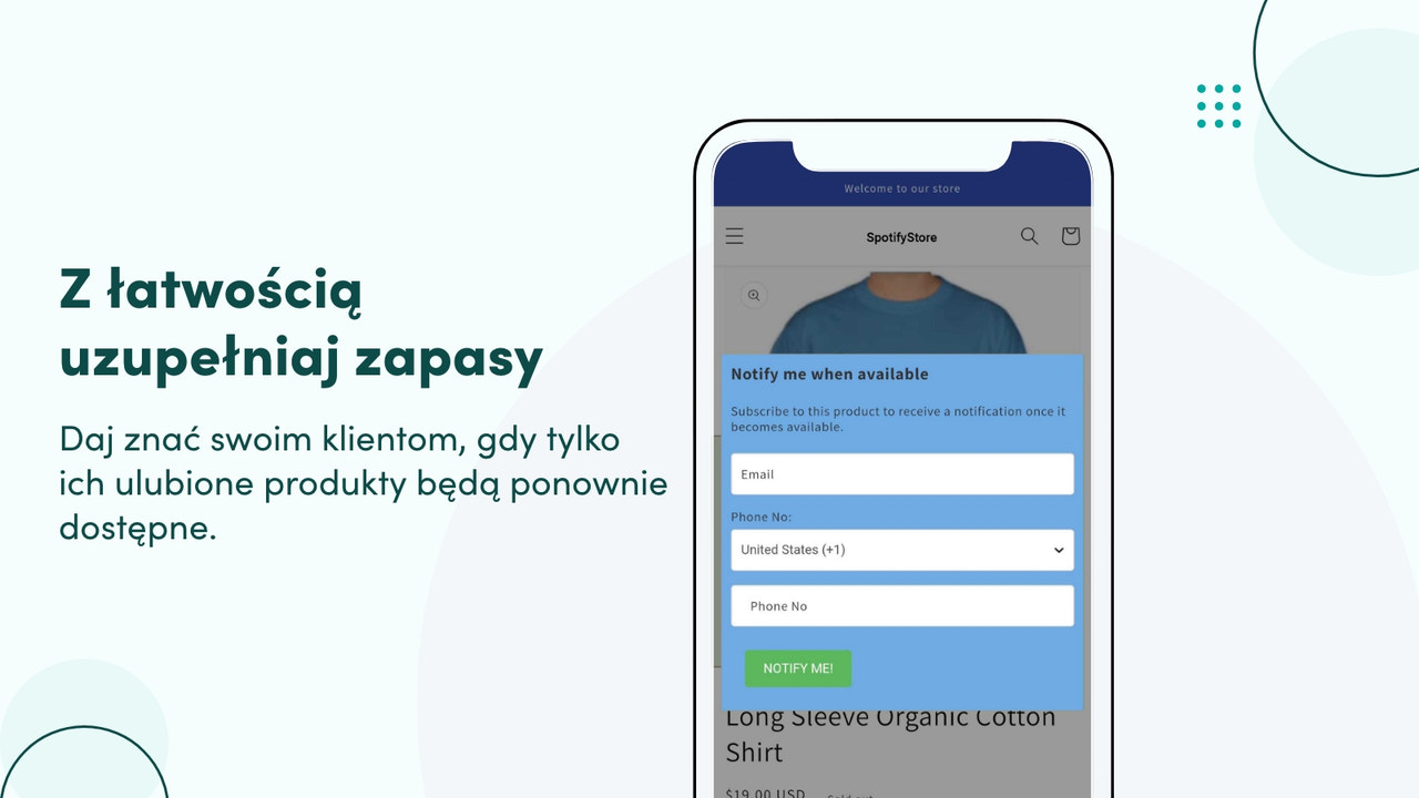 Z łatwością uzupełniaj zapasy