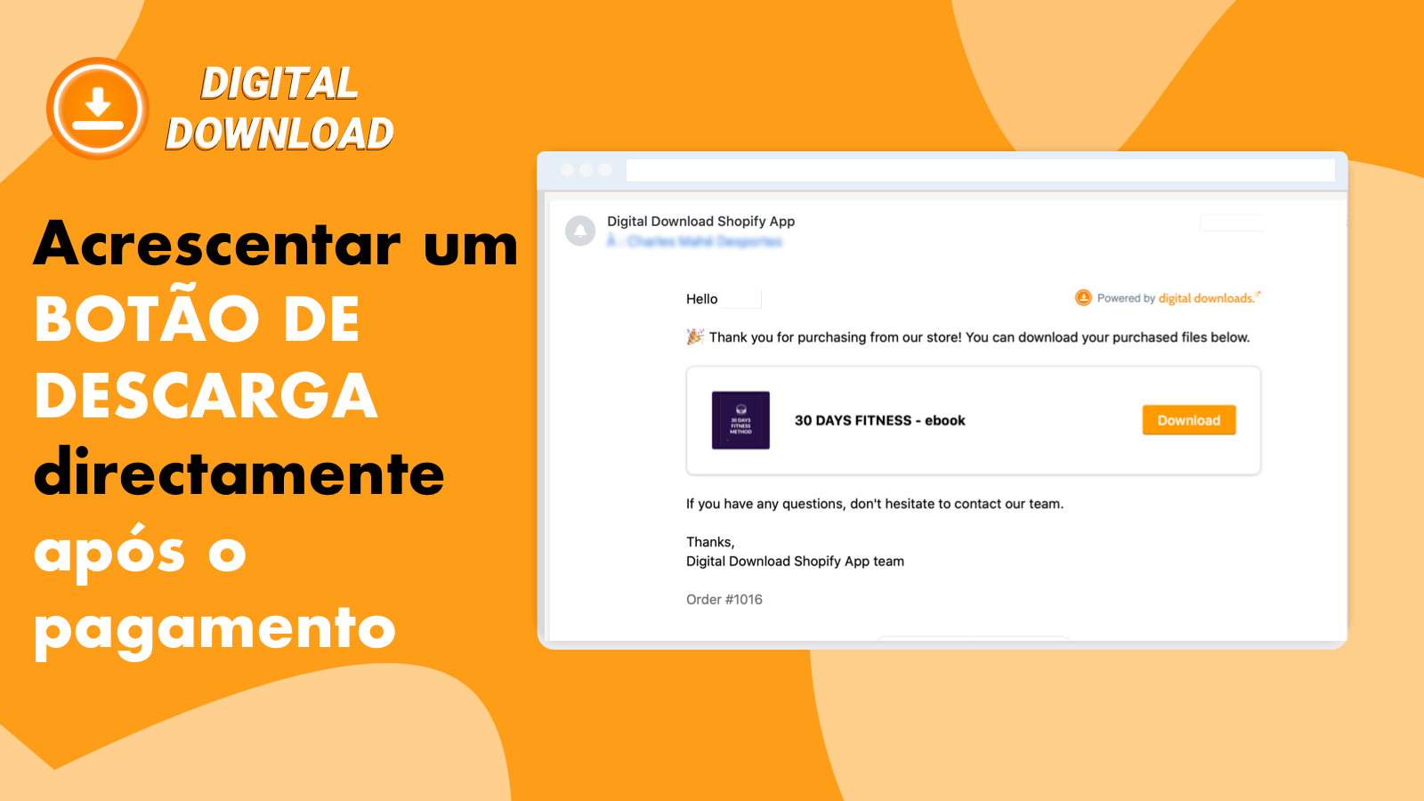 ADICIONAR UM BOTÃO DE DESCARGA