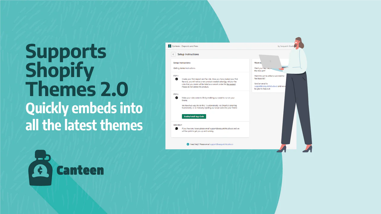 Ondersteunt Shopify Themes 2.0