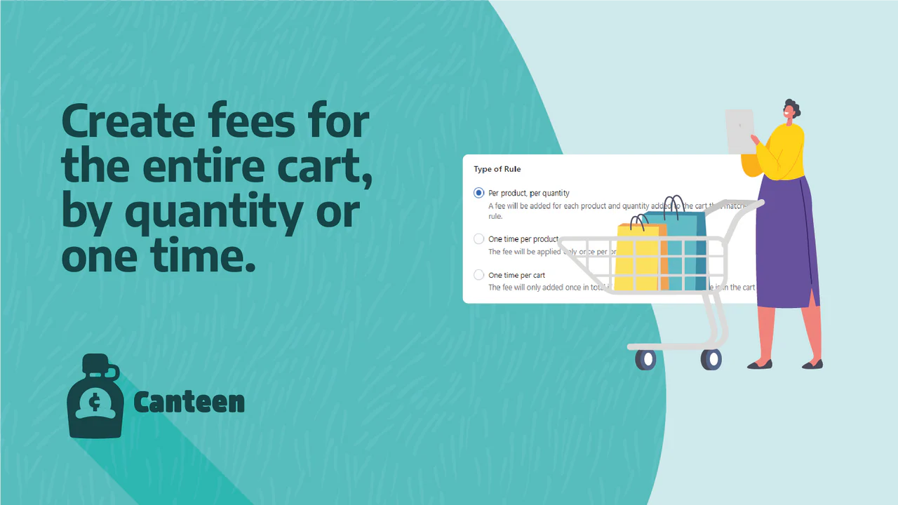 Fee rule types - one time fees, cart fees or by quantity