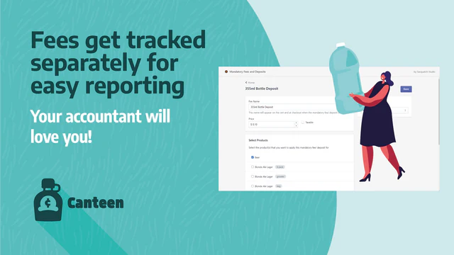 Fees get tracked so you can report easily