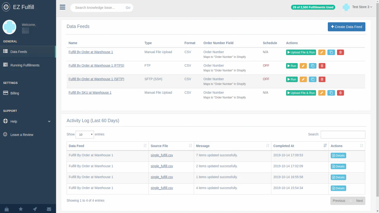 Easy Fulfillment: Bulk Fulfill - Bulk order fulfillment & tracking