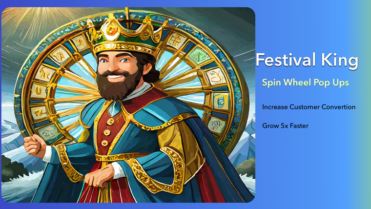 FestivalKing Spin Wheel Popups Screenshot
