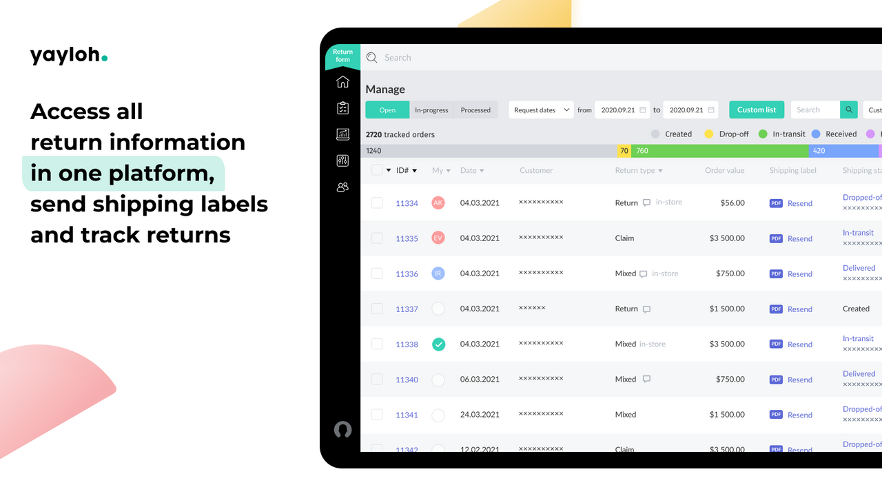 Plataforma de gerenciamento de devoluções para aumentar a eficiência do atendimento ao cliente