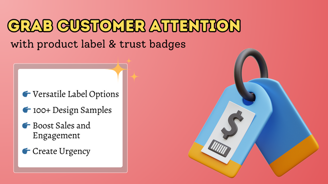 Meilleure application Shopify d'étiquettes de produit et de badges de confiance