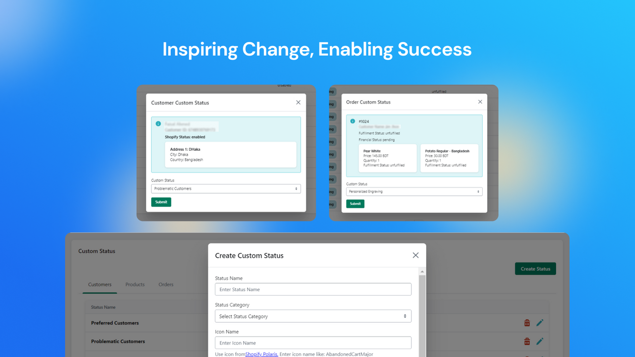 Inspiring Change, Enabling Success