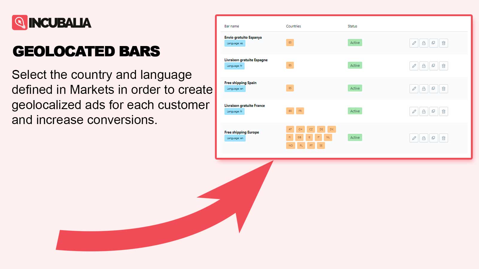 Incubalia Announcement Bars Screenshot