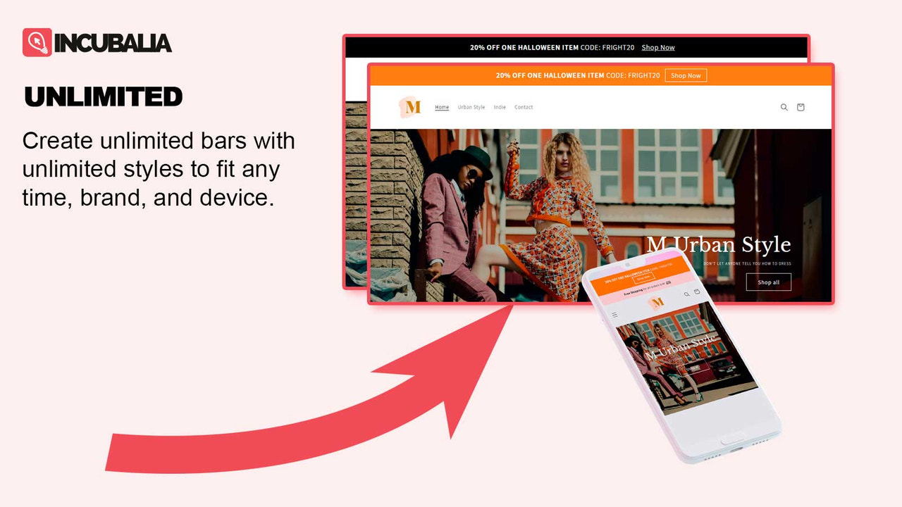 Create responsive unlimited bars with unlimited designs