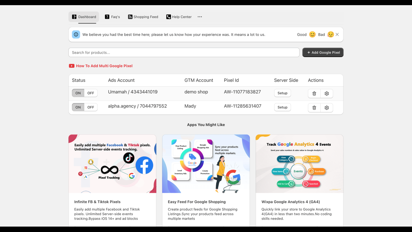 google conversion tracking för shopify genom att använda google tag manag