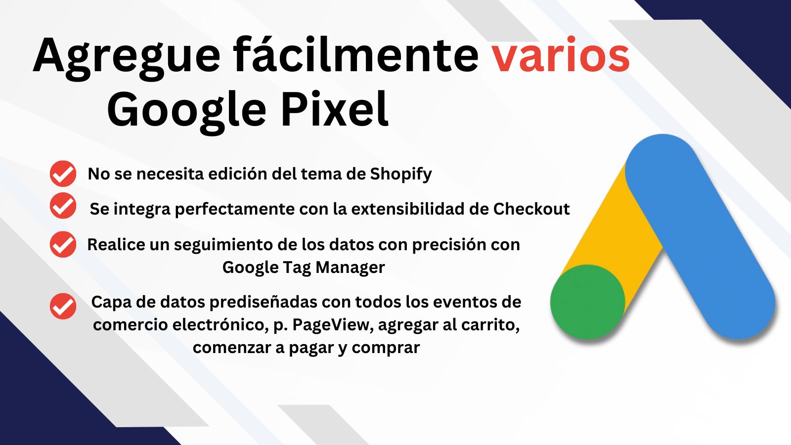 Seguimiento infinito de anuncios de Google para Shopify