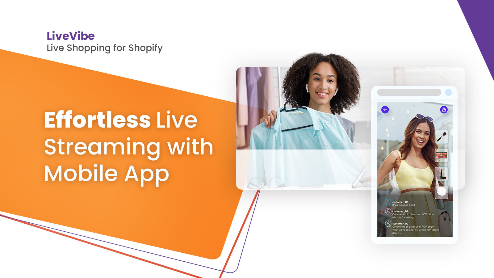 LiveVibe Live Shopping Screenshot