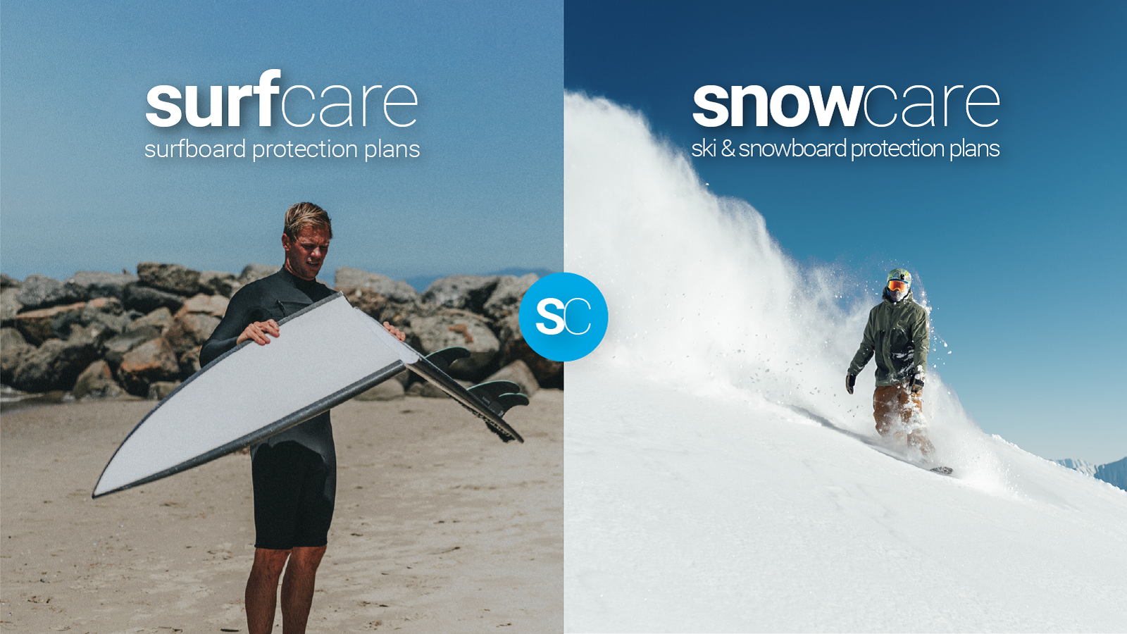 Surfcare and Snowcare protection cover